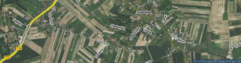 Zdjęcie satelitarne Lesisko ul.
