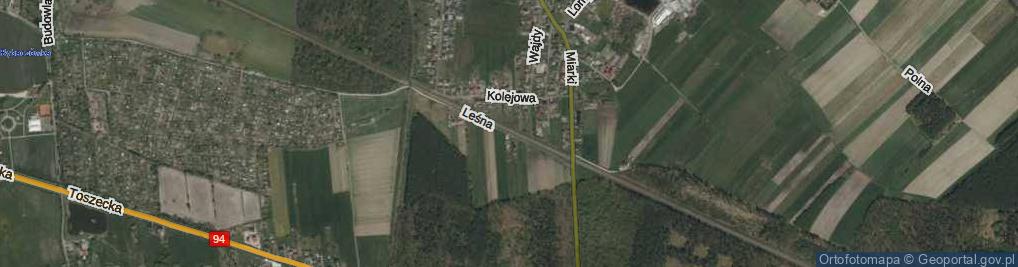 Zdjęcie satelitarne Leśna ul.