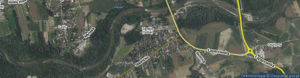 Zdjęcie satelitarne Letnia ul.