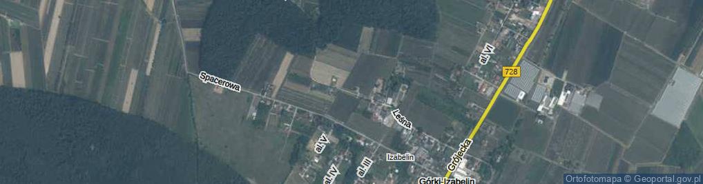 Zdjęcie satelitarne Leśna ul.