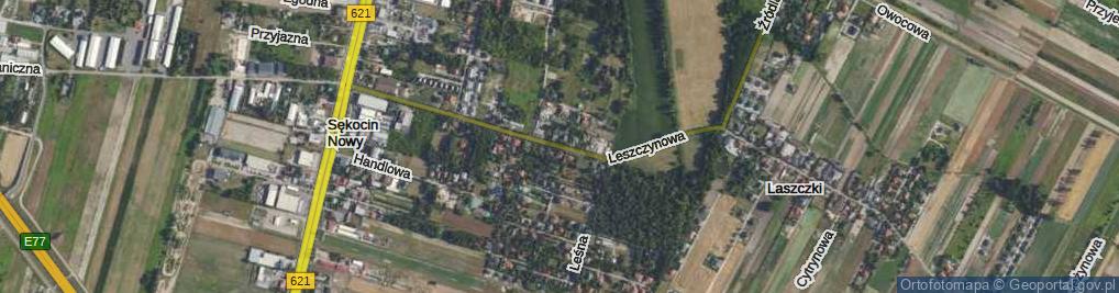 Zdjęcie satelitarne Leszczynowa ul.