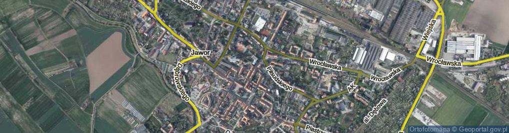 Zdjęcie satelitarne Legnicka ul.