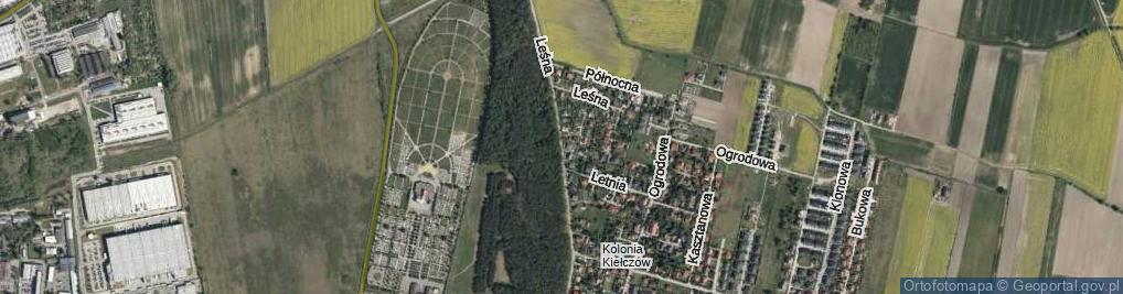 Zdjęcie satelitarne Leśna ul.