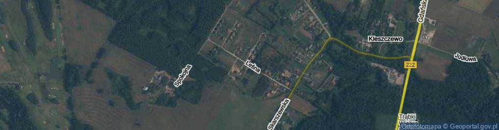 Zdjęcie satelitarne Leśna ul.