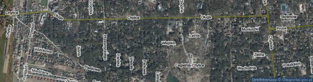 Zdjęcie satelitarne Leśna ul.