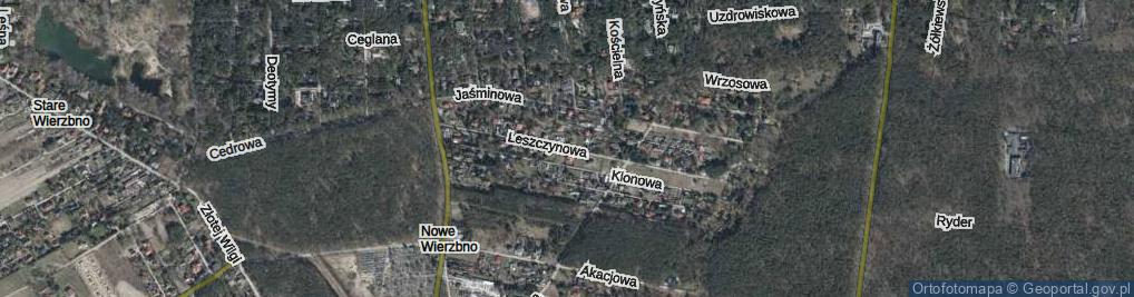 Zdjęcie satelitarne Leszczynowa ul.