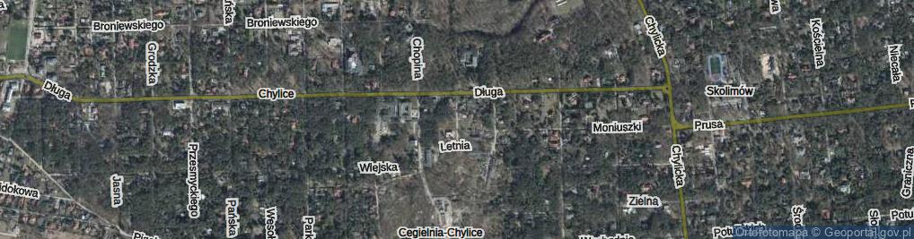 Zdjęcie satelitarne Letnia ul.