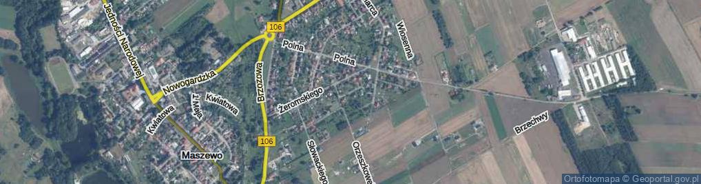 Zdjęcie satelitarne Leśmiana Bolesława ul.