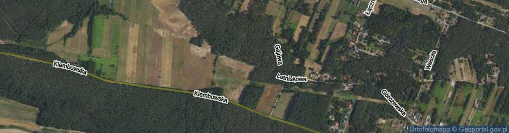 Zdjęcie satelitarne Letniskowa ul.
