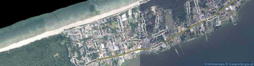 Zdjęcie satelitarne Leśna ul.