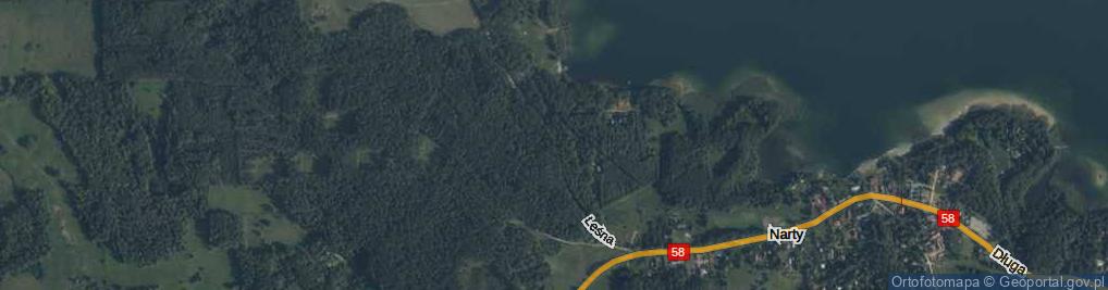 Zdjęcie satelitarne Leśna ul.