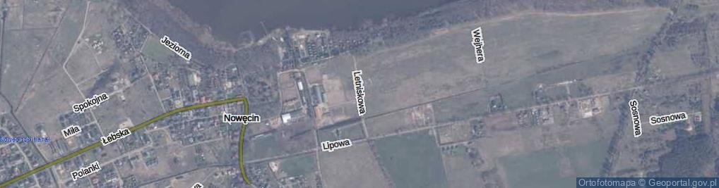 Zdjęcie satelitarne Letniskowa ul.