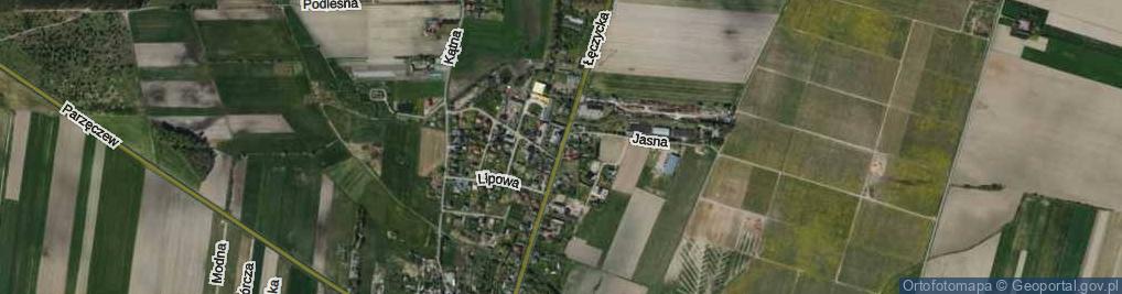 Zdjęcie satelitarne Łęczycka ul.