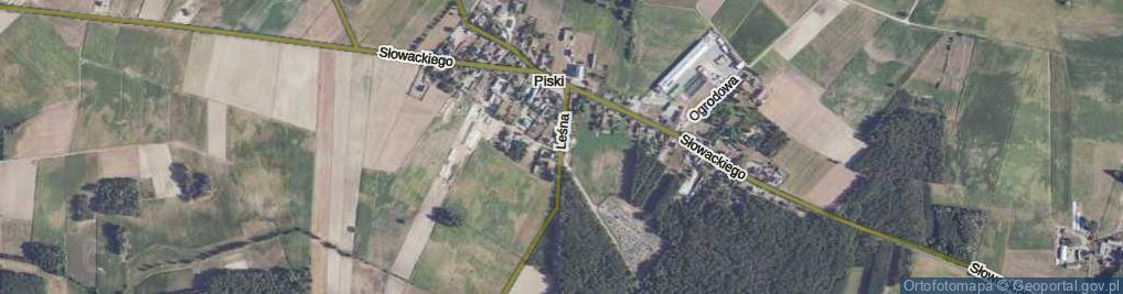 Zdjęcie satelitarne Leśna ul.