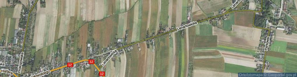Zdjęcie satelitarne Lenartowicka ul.
