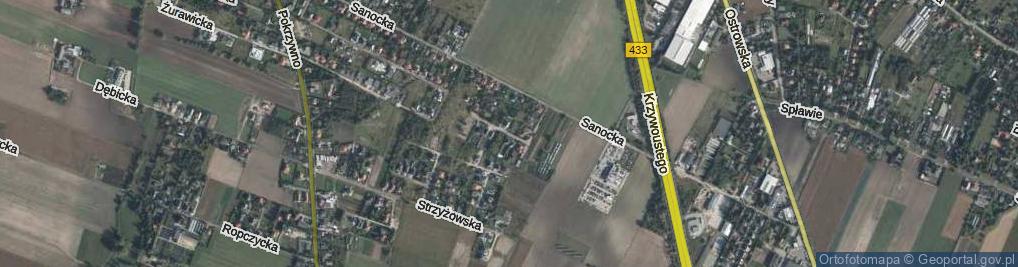 Zdjęcie satelitarne Leżajska ul.