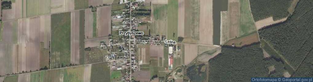 Zdjęcie satelitarne Leśna ul.