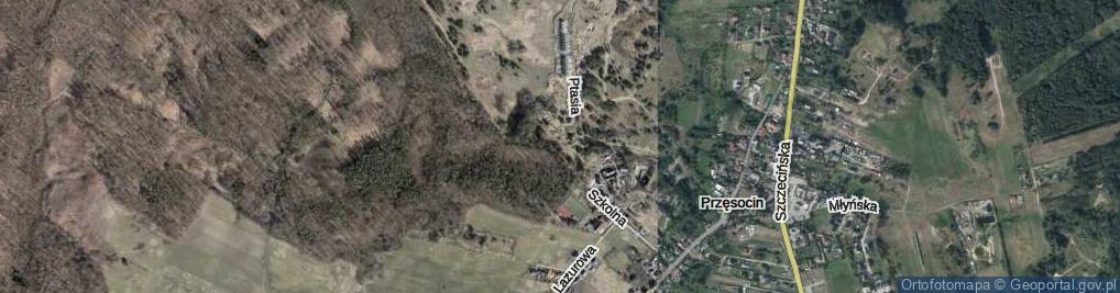 Zdjęcie satelitarne Leśna ul.