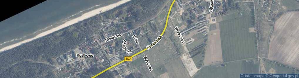 Zdjęcie satelitarne Letnia ul.