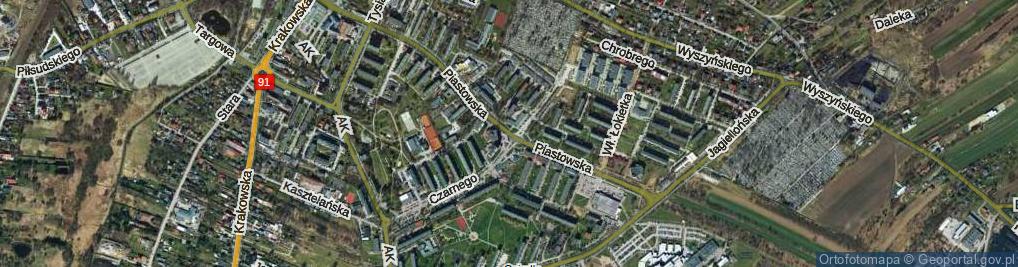 Zdjęcie satelitarne Leszka Czarnego ul.