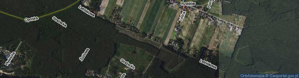 Zdjęcie satelitarne Letniskowa ul.