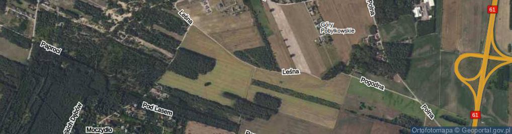 Zdjęcie satelitarne Leśna ul.