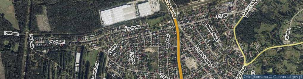 Zdjęcie satelitarne Legionistów ul.