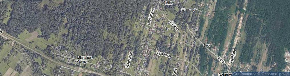 Zdjęcie satelitarne Letniskowa ul.