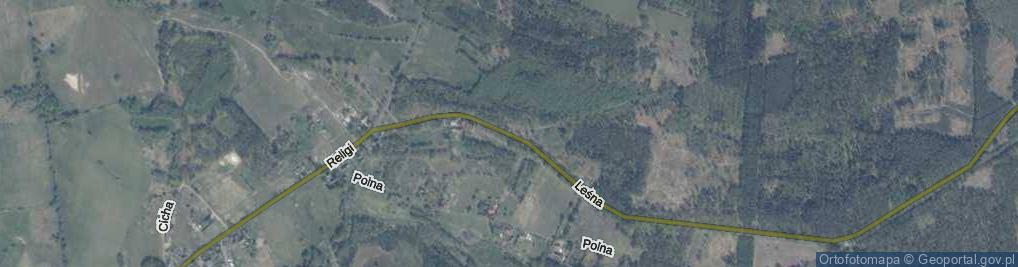 Zdjęcie satelitarne Leśna ul.