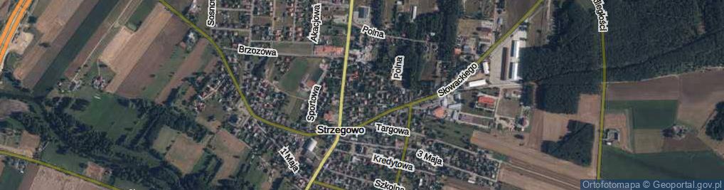 Zdjęcie satelitarne Leśna ul.