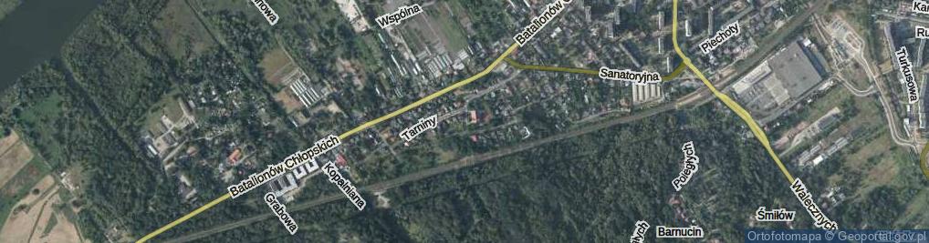 Zdjęcie satelitarne Letniskowa ul.