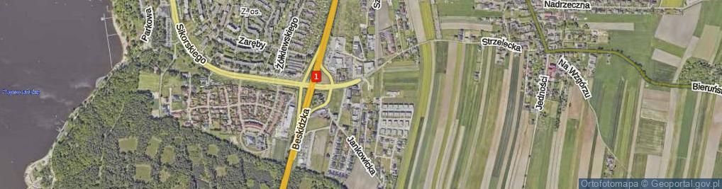 Zdjęcie satelitarne Leśników ul.