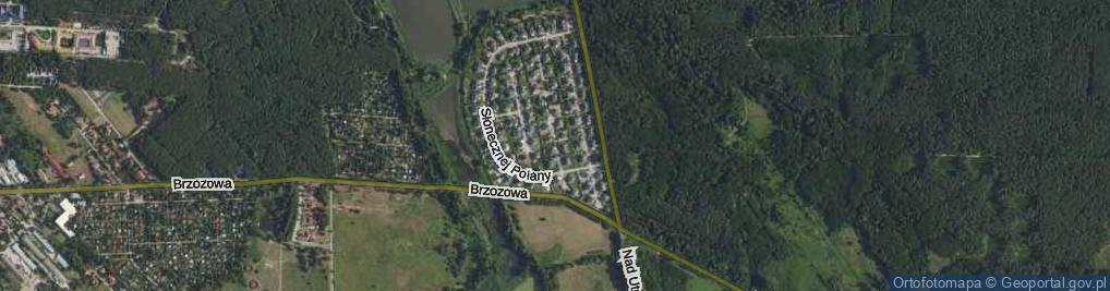 Zdjęcie satelitarne Leśnego Runa ul.