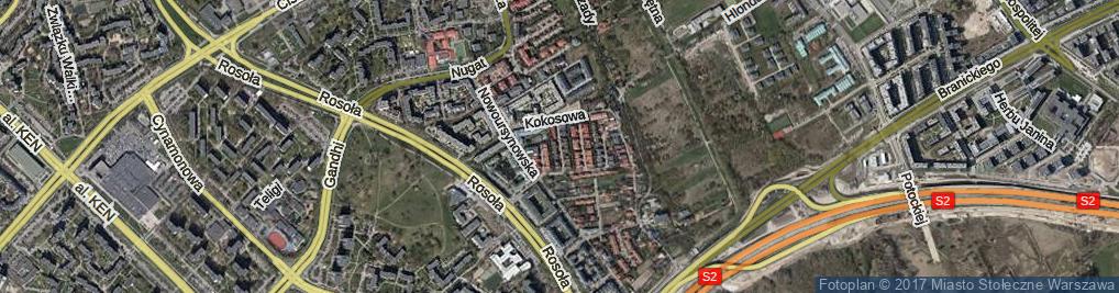 Zdjęcie satelitarne Letniskowa ul.