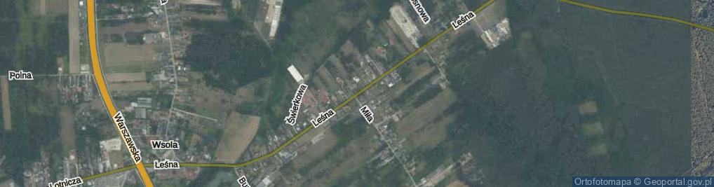 Zdjęcie satelitarne Leśna ul.