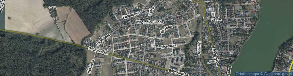 Zdjęcie satelitarne Leśna ul.