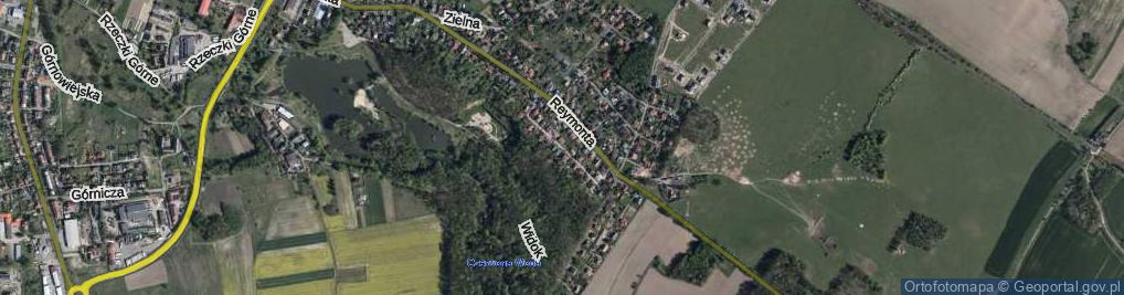 Zdjęcie satelitarne Leśna ul.