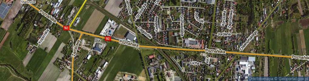 Zdjęcie satelitarne Legionów ul.