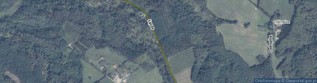 Zdjęcie satelitarne Łęcze ul.