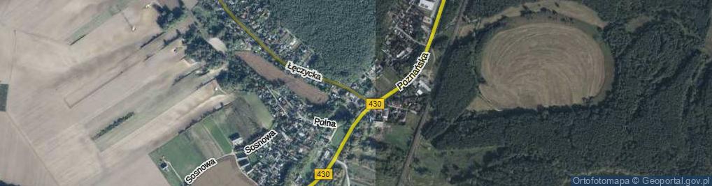 Zdjęcie satelitarne Łęczycka ul.