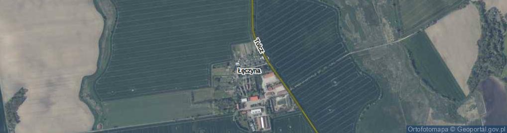 Zdjęcie satelitarne Łęczyna ul.