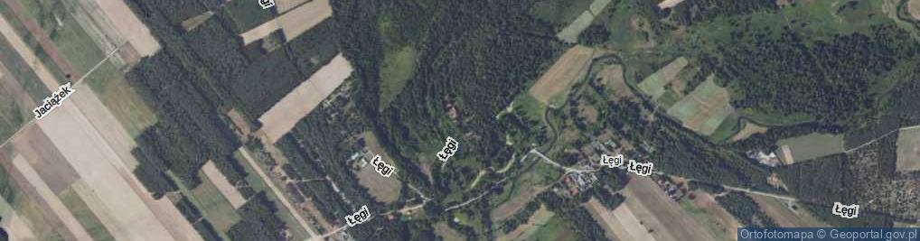 Zdjęcie satelitarne Łęgi ul.