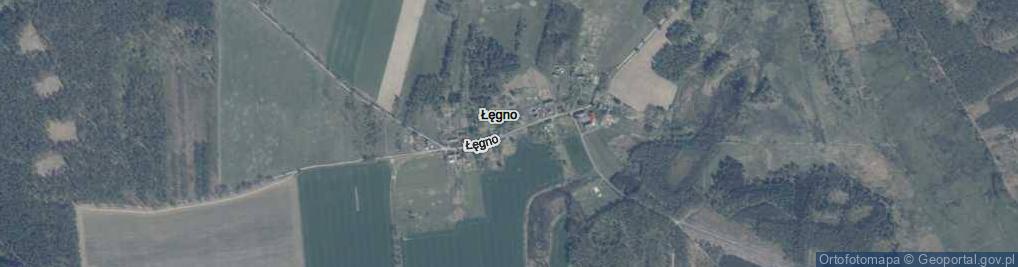 Zdjęcie satelitarne Łęgno ul.