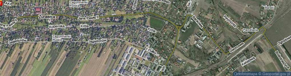 Zdjęcie satelitarne Leliwitów ul.