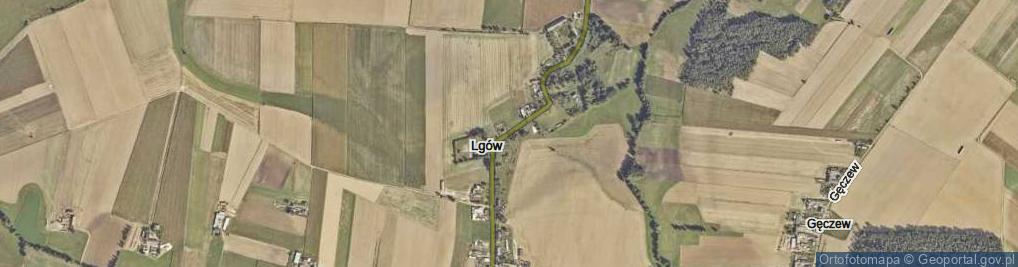 Zdjęcie satelitarne Lgów ul.