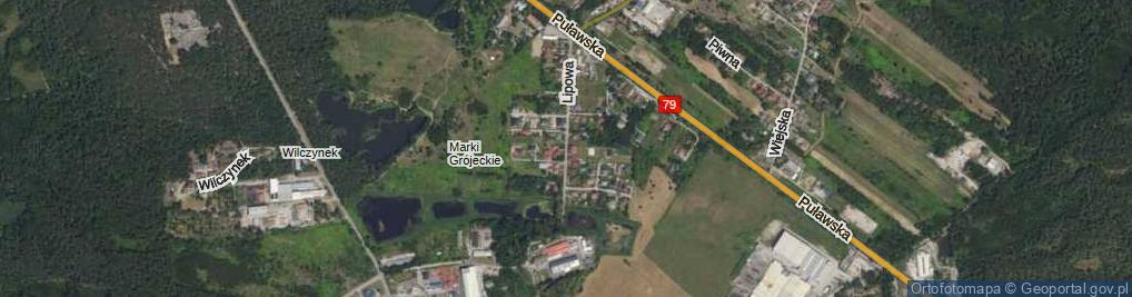 Zdjęcie satelitarne Lipowa ul.
