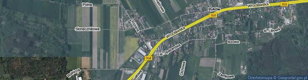 Zdjęcie satelitarne Liliowa ul.