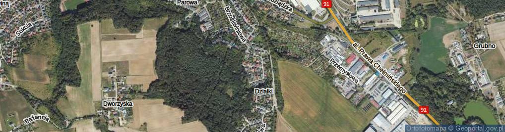 Zdjęcie satelitarne Lipowa ul.