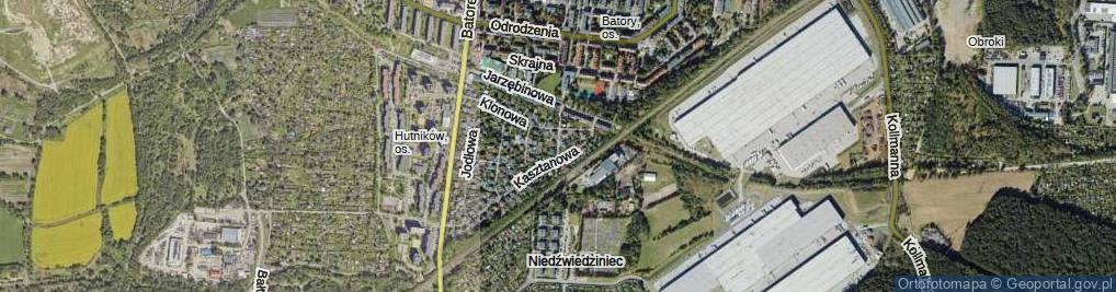 Zdjęcie satelitarne Lipowa ul.