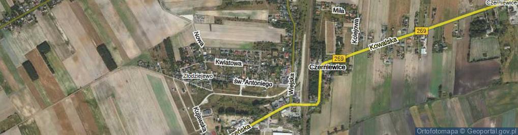 Zdjęcie satelitarne Lipowa ul.